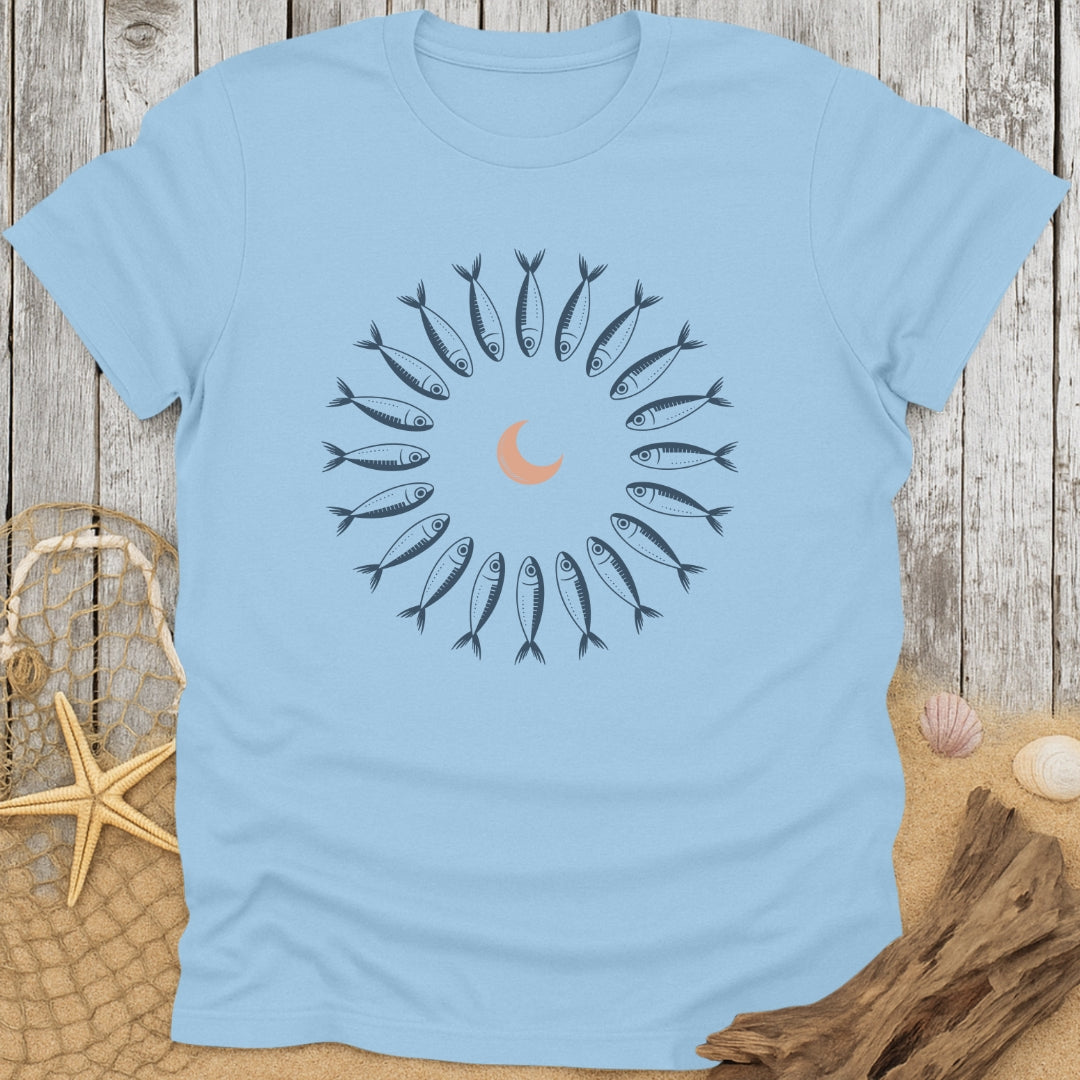 Sardine Night Circle T-Shirt