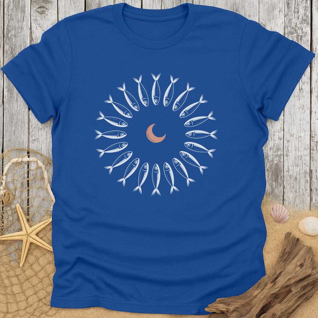 Sardine Night Circle T-Shirt