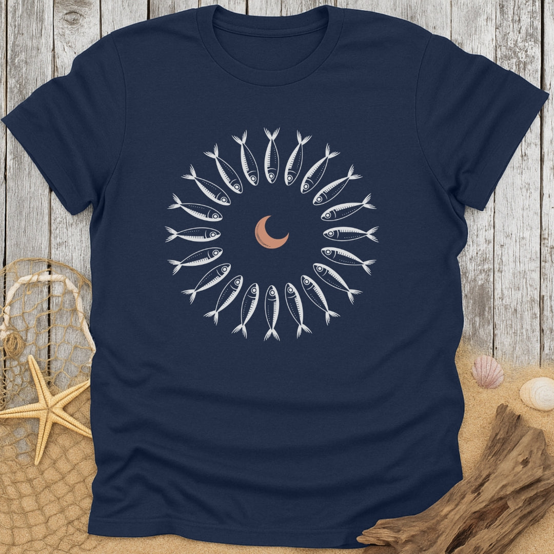 Sardine Night Circle T-Shirt