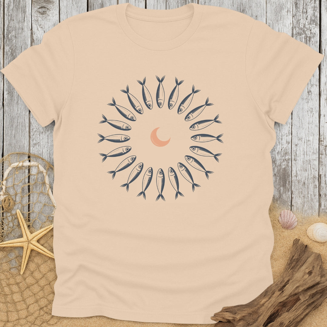 Sardine Night Circle T-Shirt