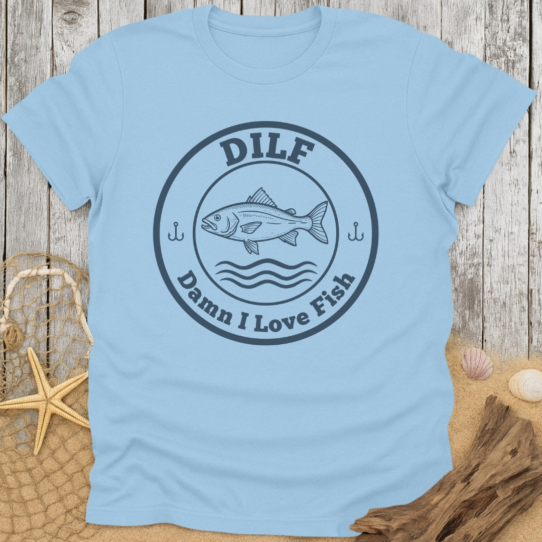 Damn I Love Fish Funny T-Shirt