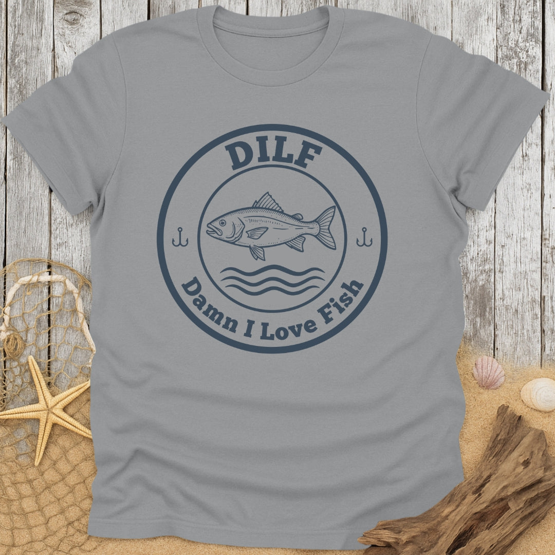 Damn I Love Fish Funny T-Shirt