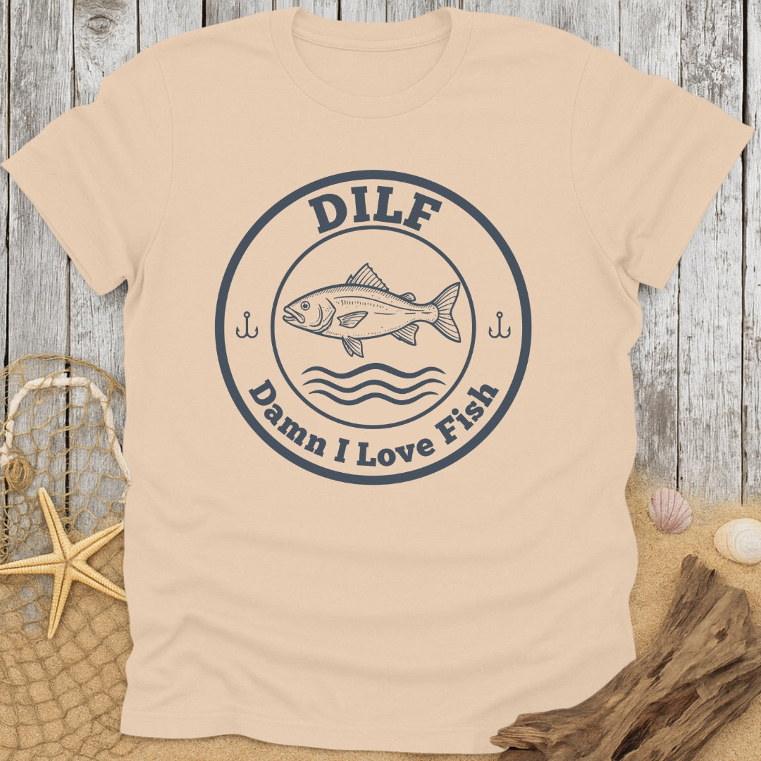 Damn I Love Fish Funny T-Shirt