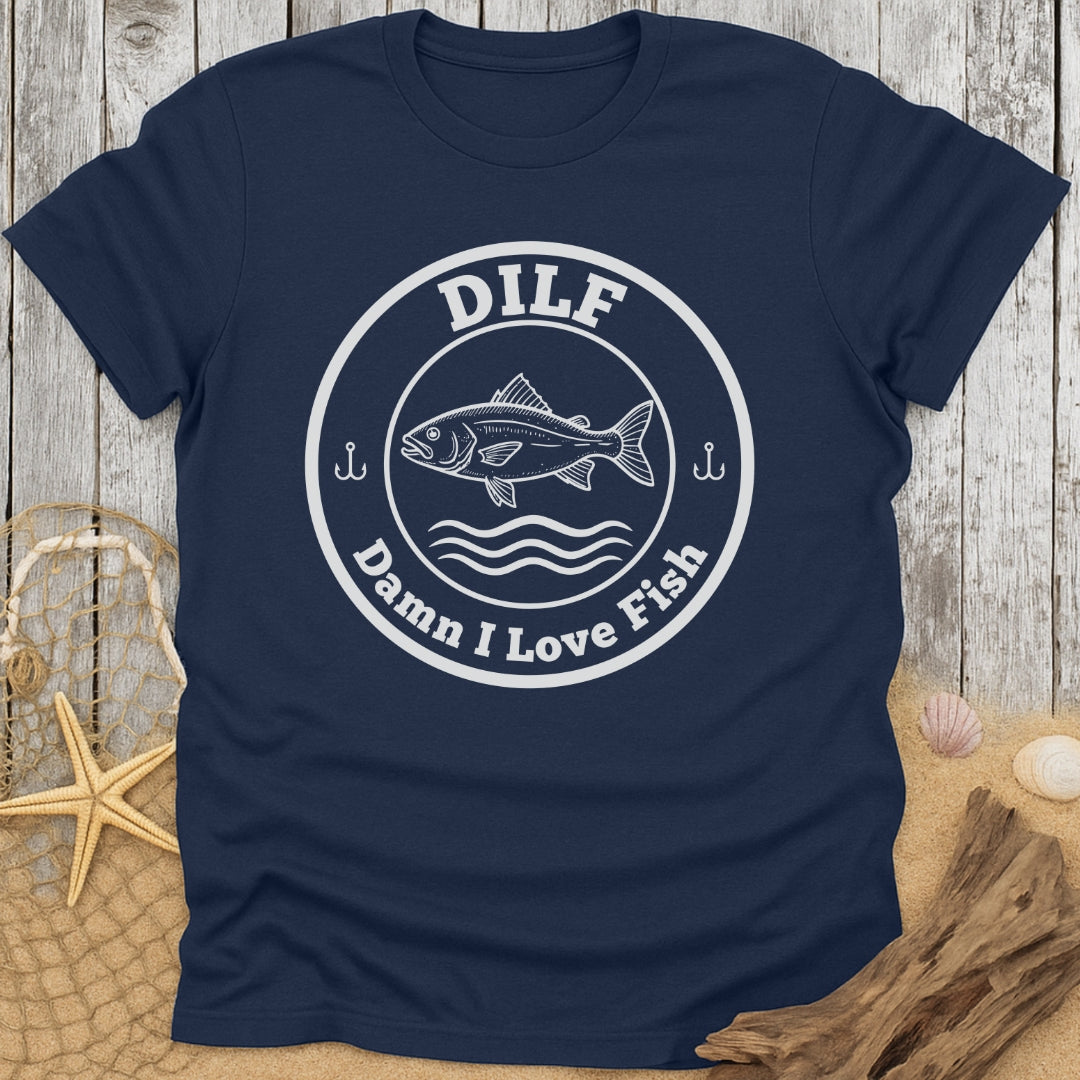 Damn I Love Fish Funny T-Shirt