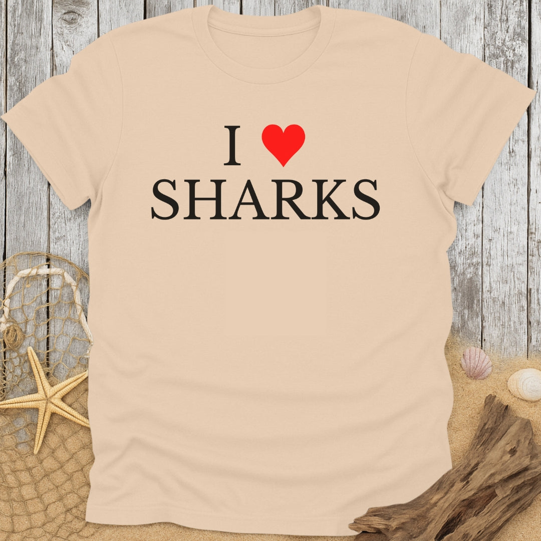 I Love Sharks T-Shirt
