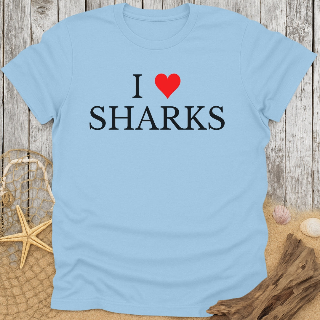 I Love Sharks T-Shirt