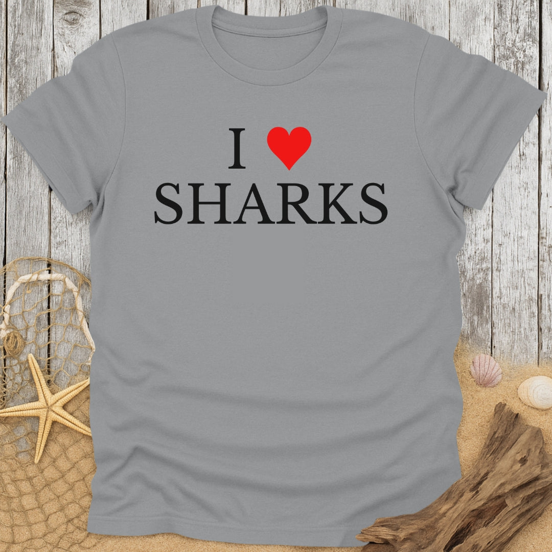 I Love Sharks T-Shirt