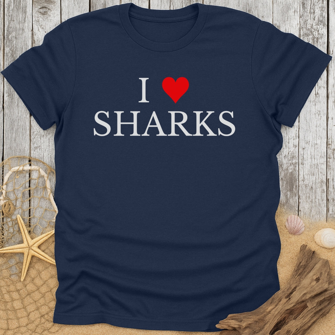 I Love Sharks T-Shirt