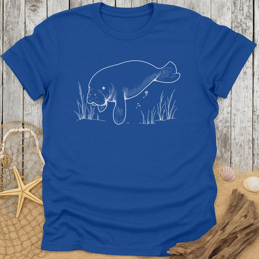 Manatee In Seagrass T-Shirt