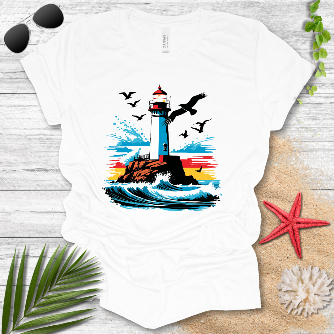 Cliffside Lighthouse T-Shirt