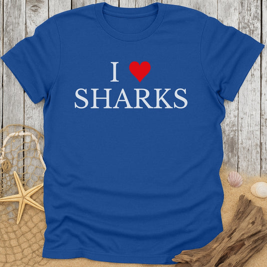 I Love Sharks T-Shirt