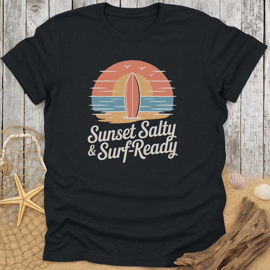 Sunset Salty & Surf-Ready T-Shirt
