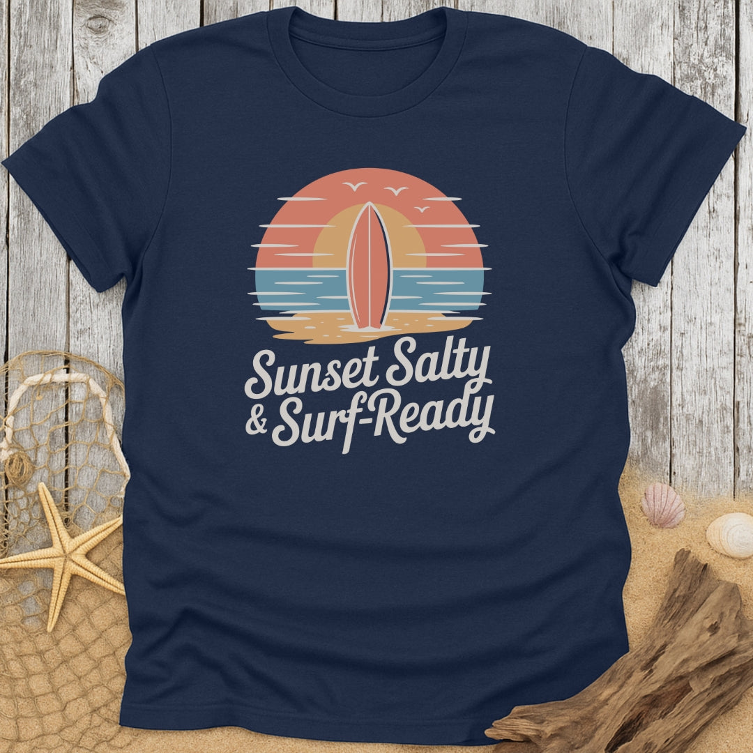 Sunset Salty & Surf-Ready T-Shirt