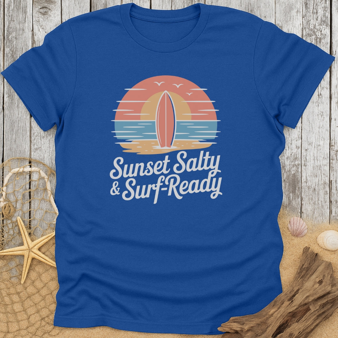 Sunset Salty & Surf-Ready T-Shirt