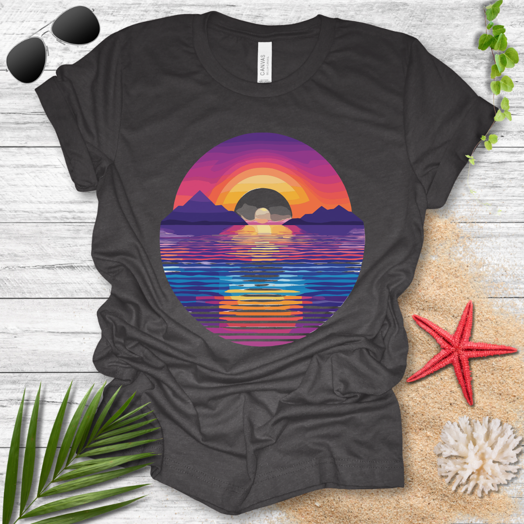 Sunset Geometry T-Shirt