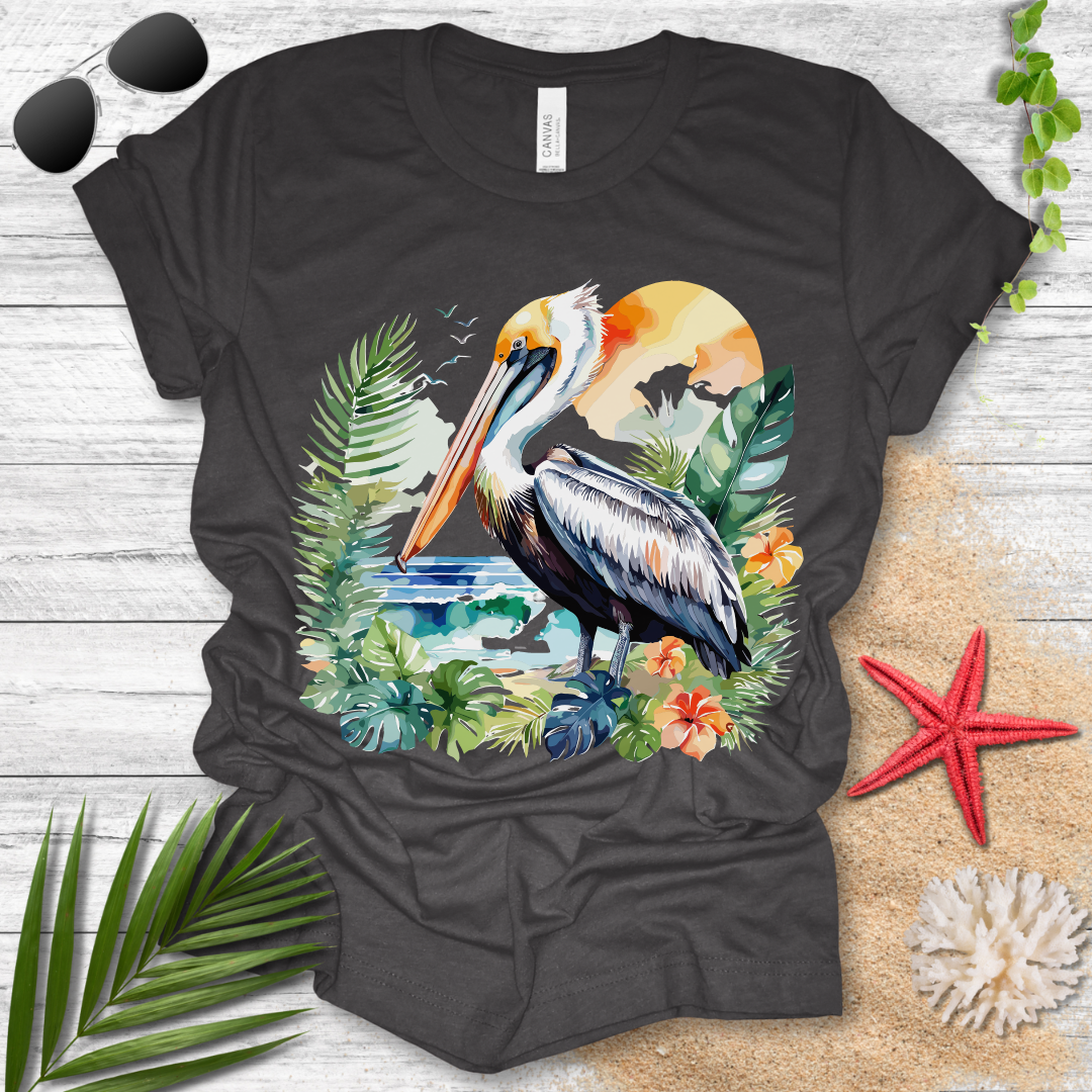 Tropical Pelican T-Shirt