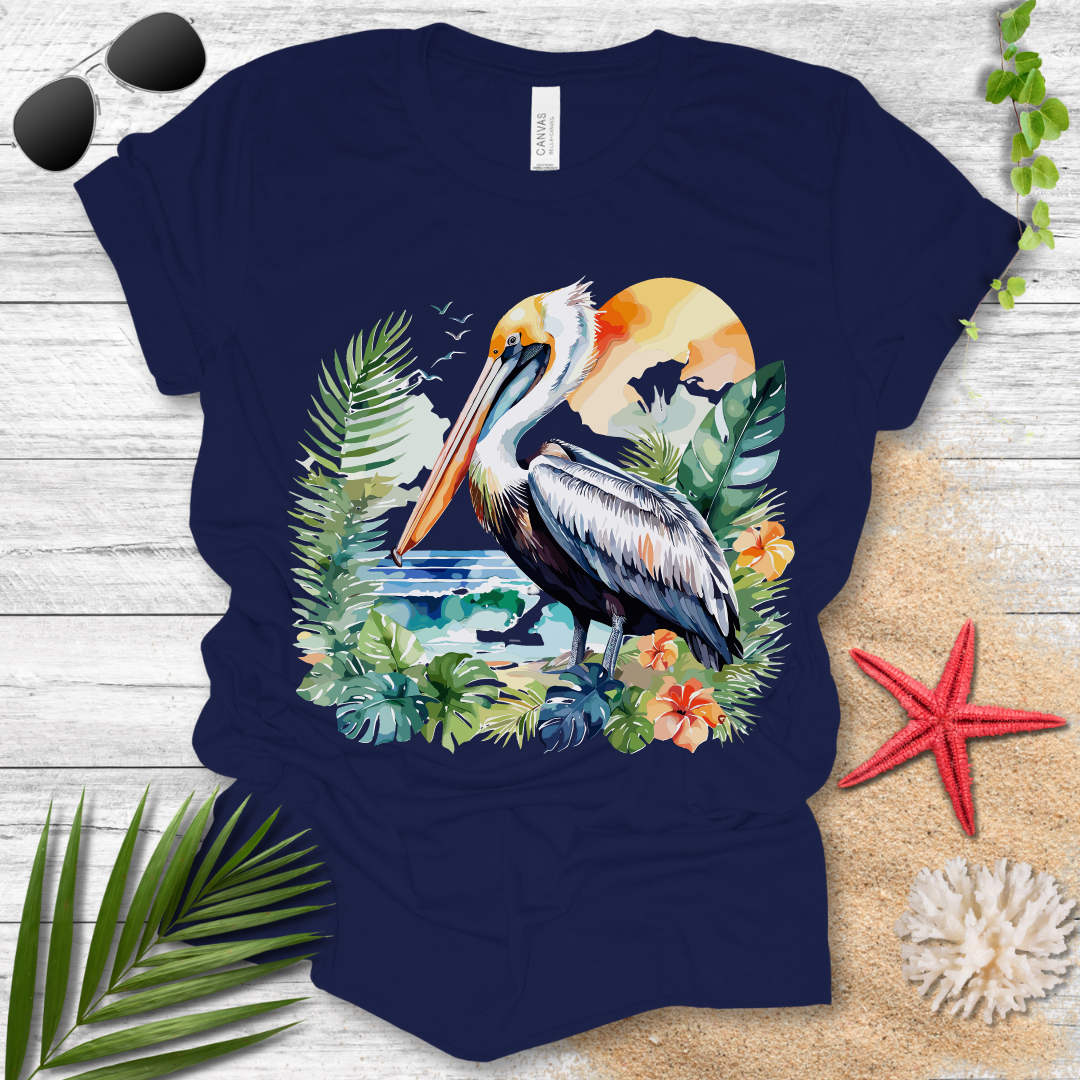 Tropical Pelican T-Shirt