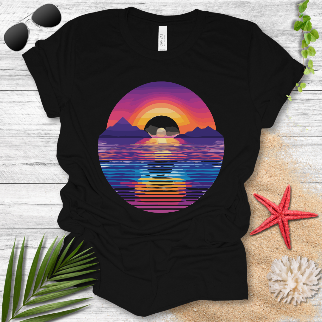 Sunset Geometry T-Shirt