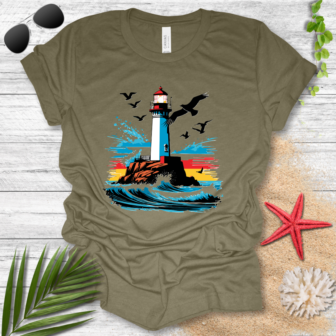 Cliffside Lighthouse T-Shirt