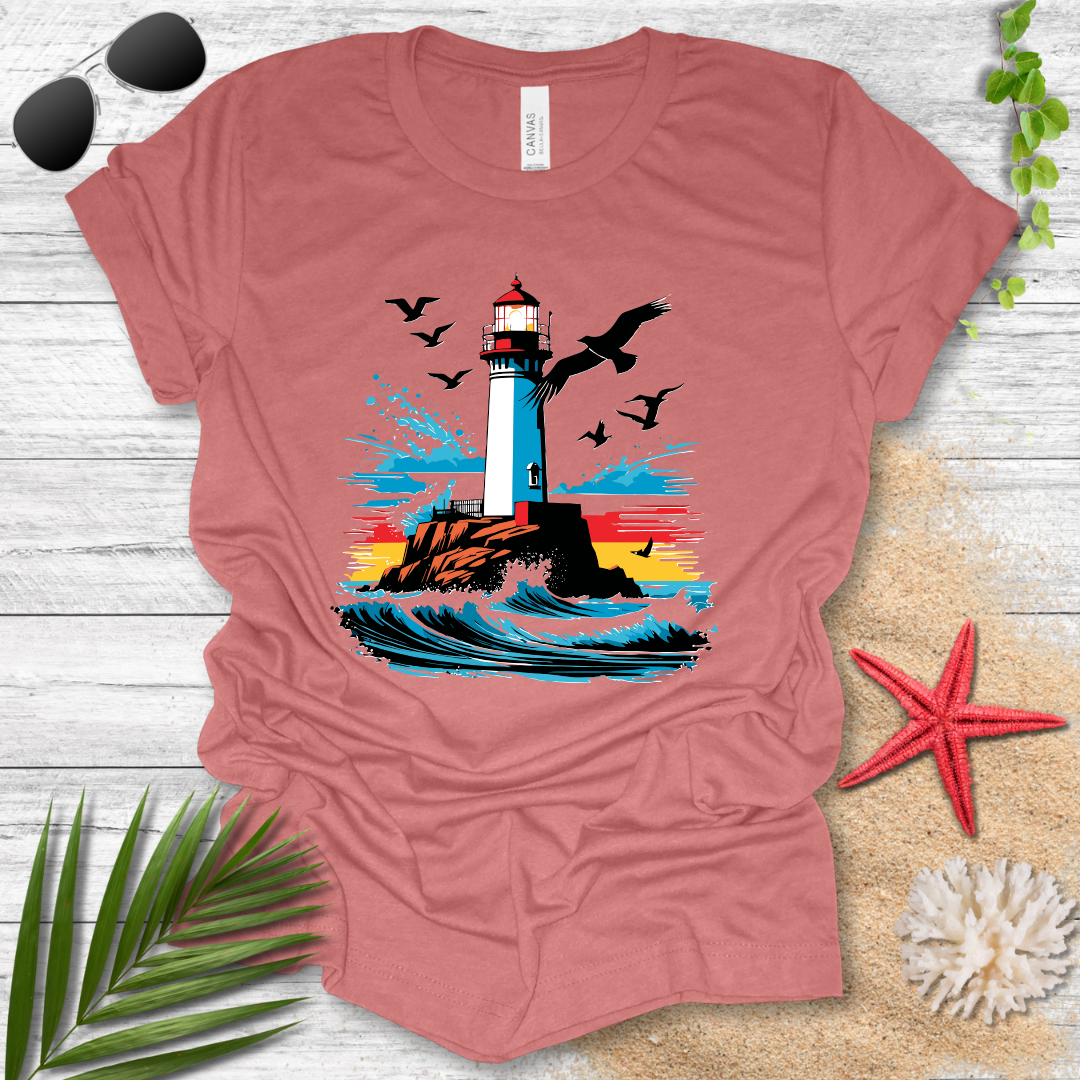 Cliffside Lighthouse T-Shirt