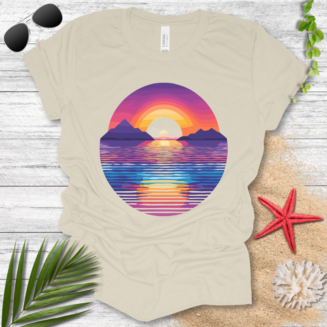 Sunset Geometry T-Shirt