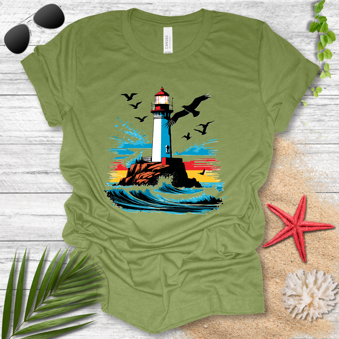 Cliffside Lighthouse T-Shirt