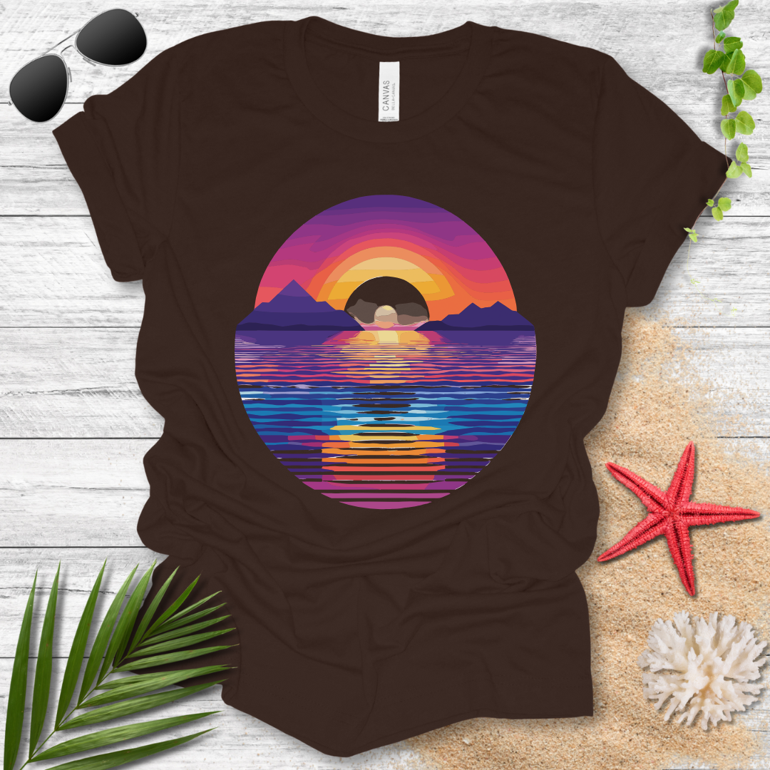 Sunset Geometry T-Shirt