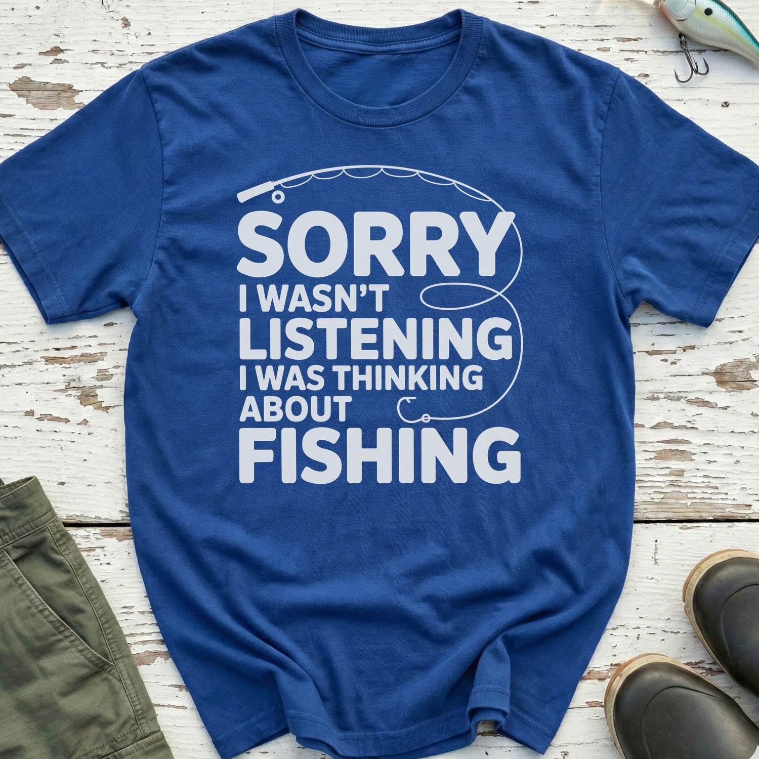 I Was Thinking About Fishing T-Shirt