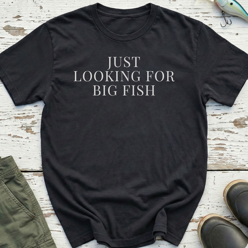 Looking For Fish Funny T-Shirt