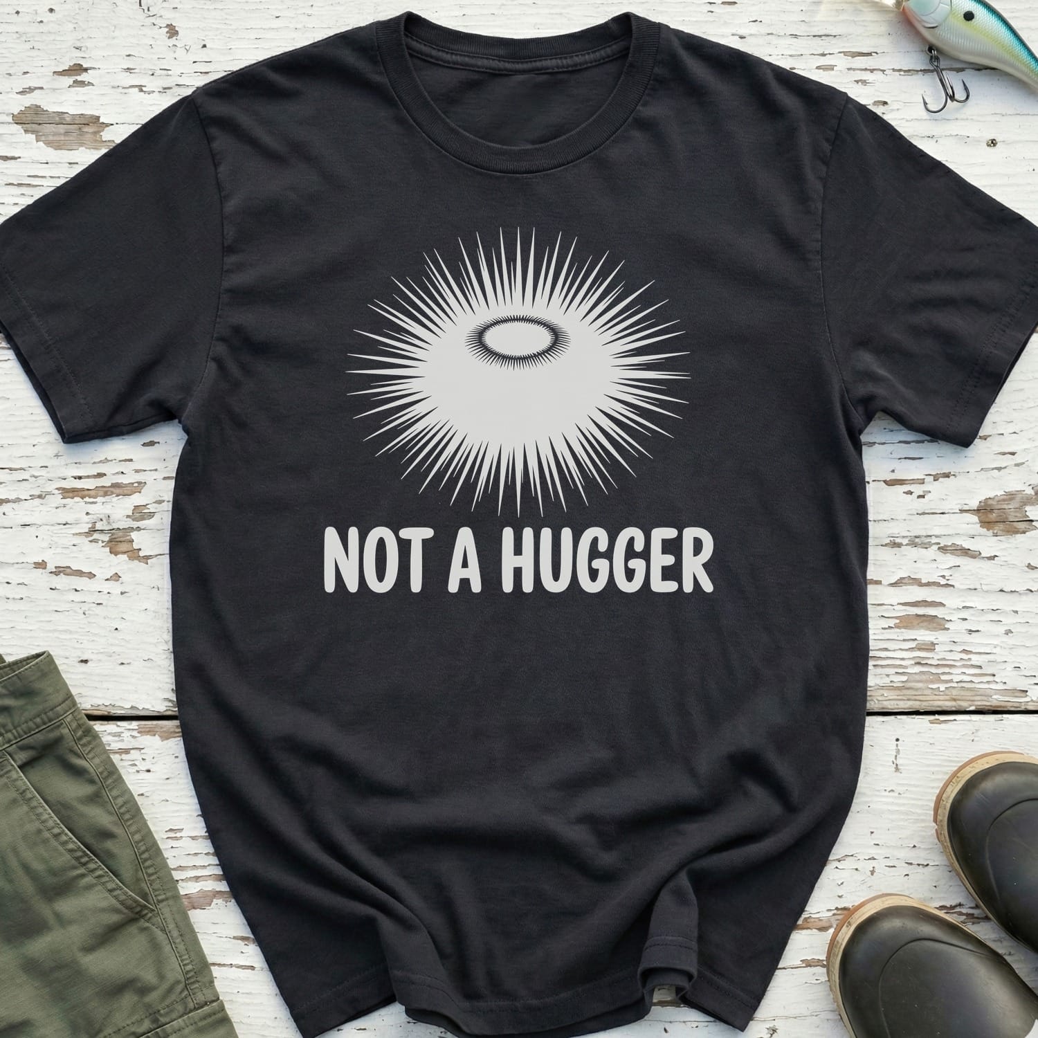 Not A Hugger Sea Urchin T-Shirt