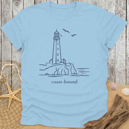 Gull Over Cliff T-Shirt