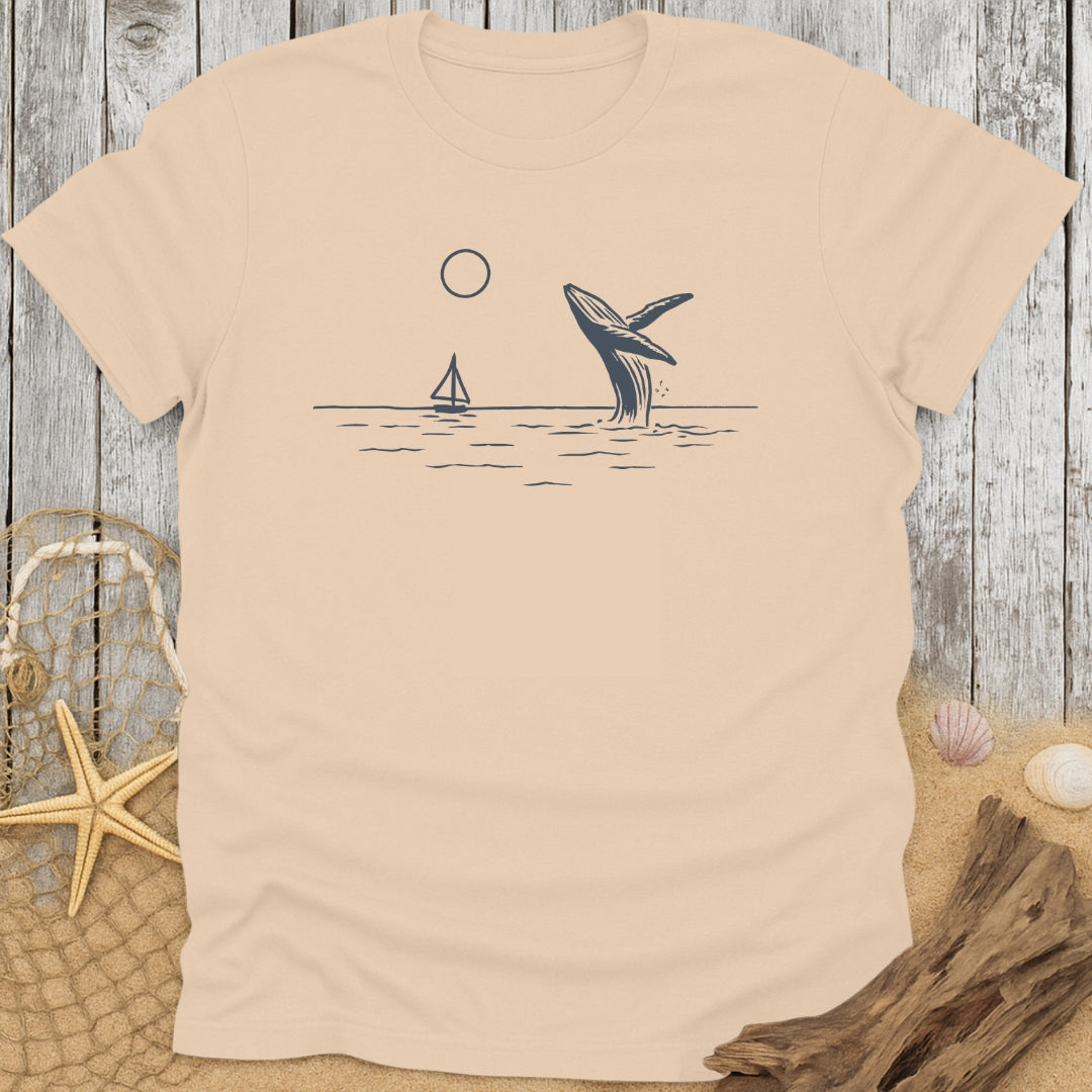 Whale Line Horizon T-Shirt