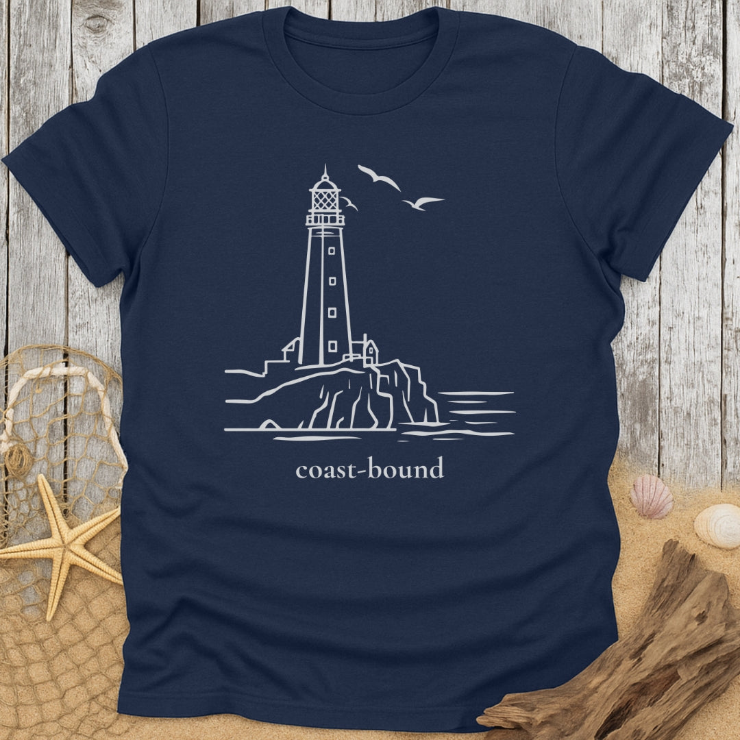 Gull Over Cliff T-Shirt