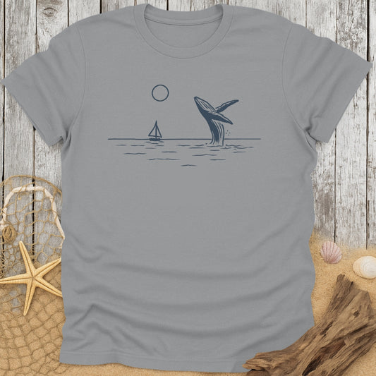 Whale Line Horizon T-Shirt