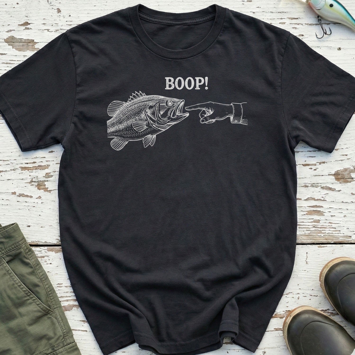 Bass Boop Funny T-Shirt