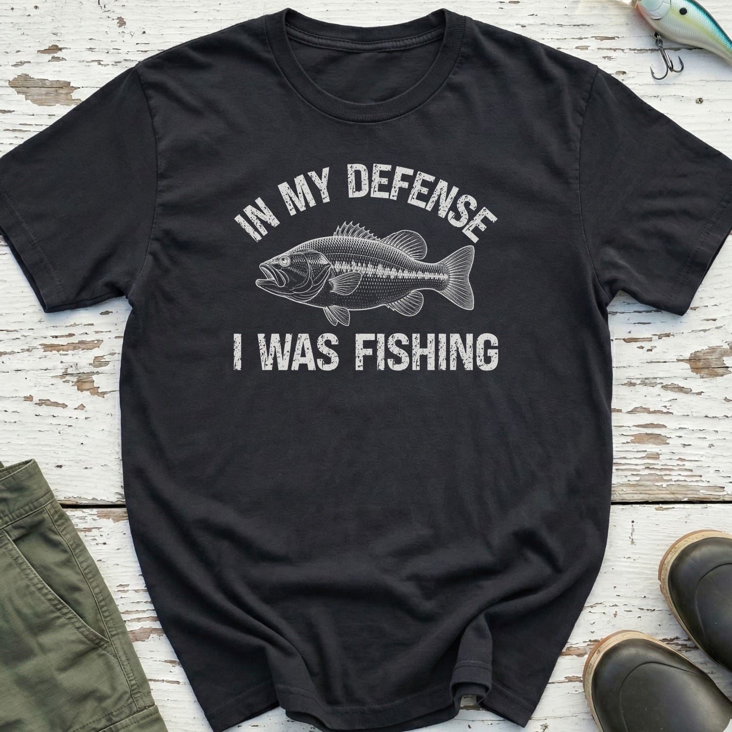 I Was Fishing T-Shirt