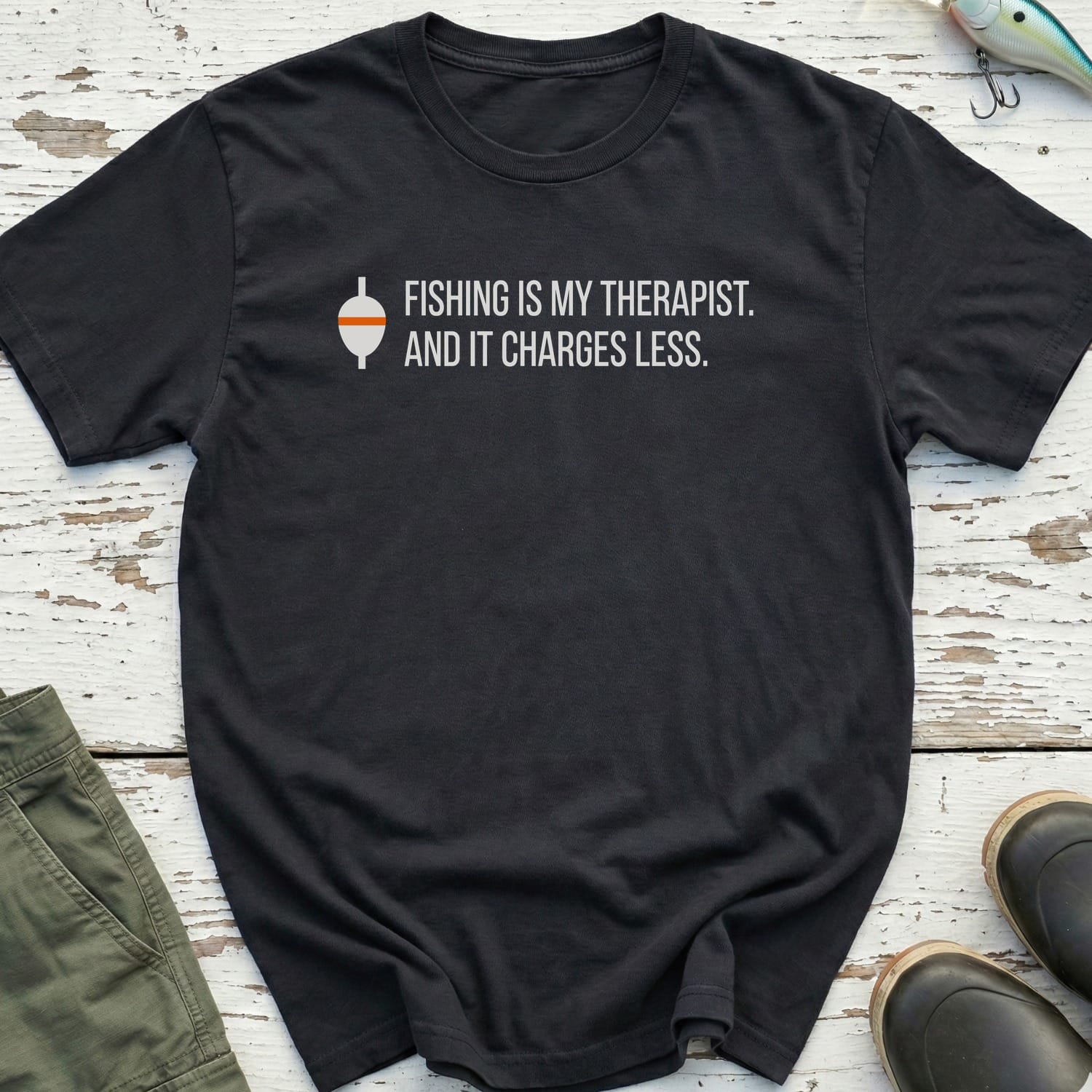 Fishing Is My Therapist T-Shirt