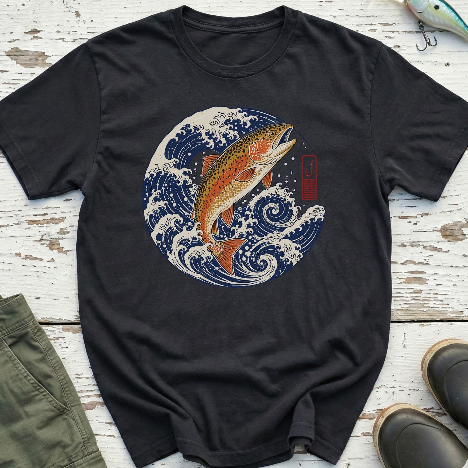 Ukiyo E Trout T-Shirt