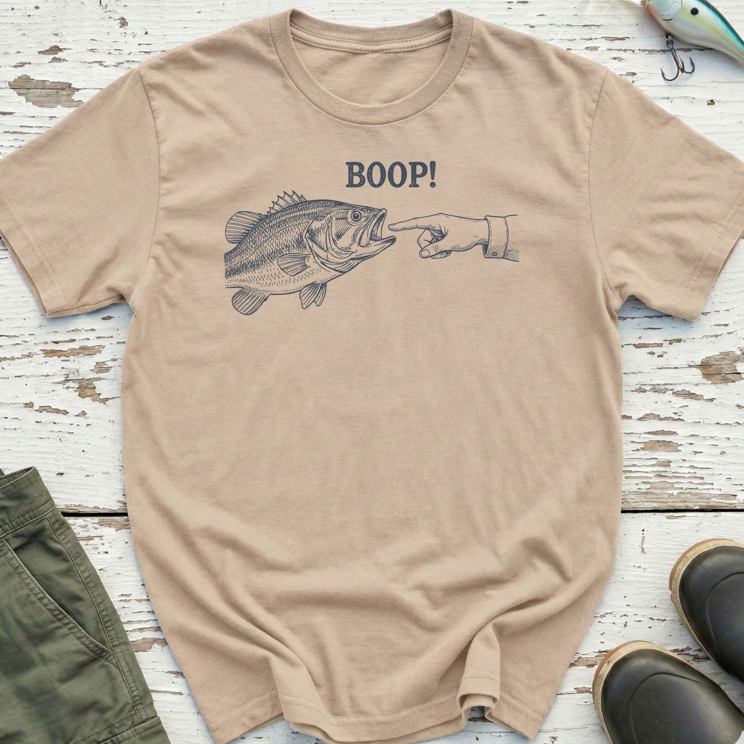 Bass Boop Funny T-Shirt