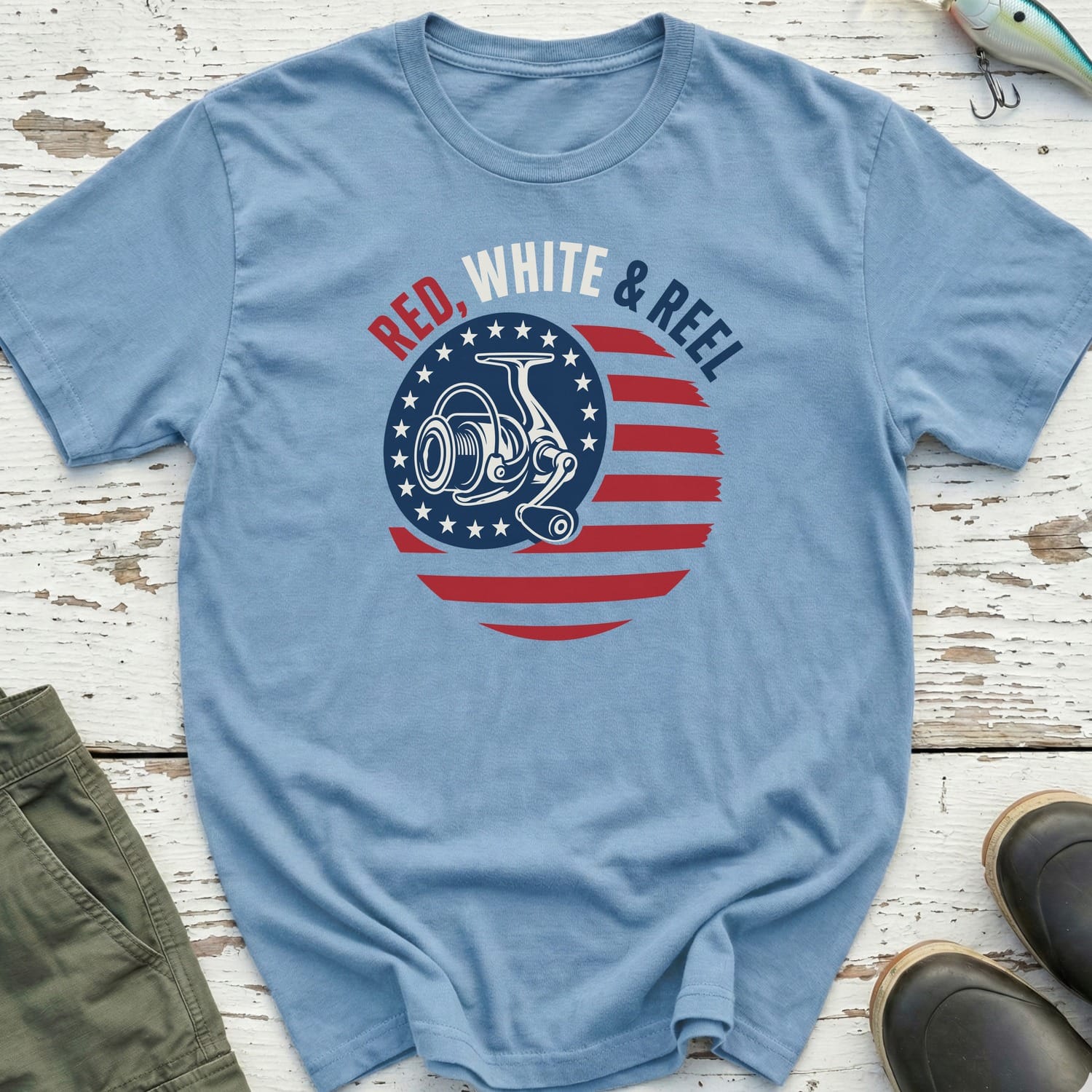 Red, Whtie And Reel T-Shirt