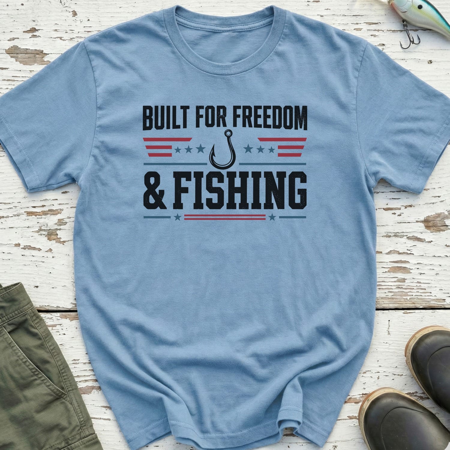 Built For Freedom & Fishing T-Shirt