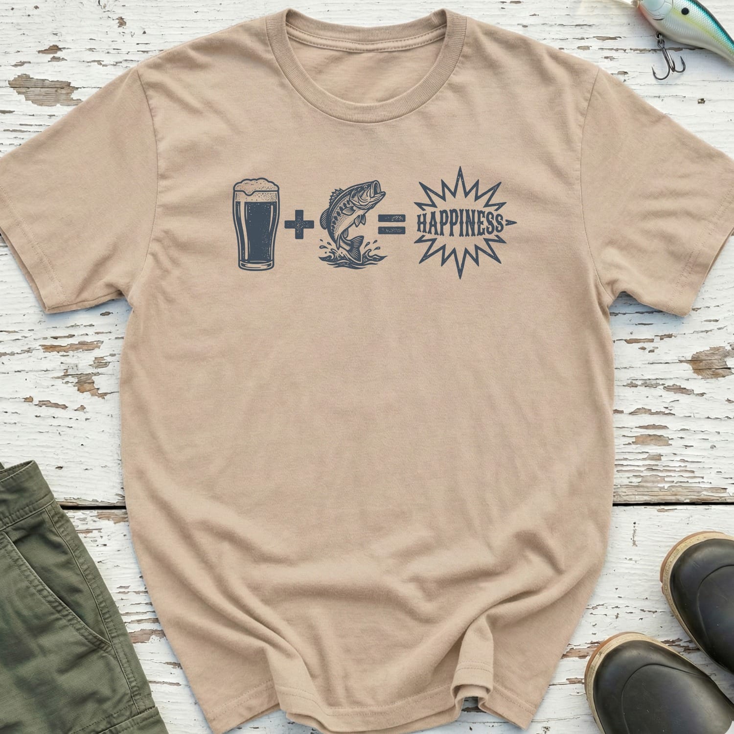 Fishing Happiness T-Shirt
