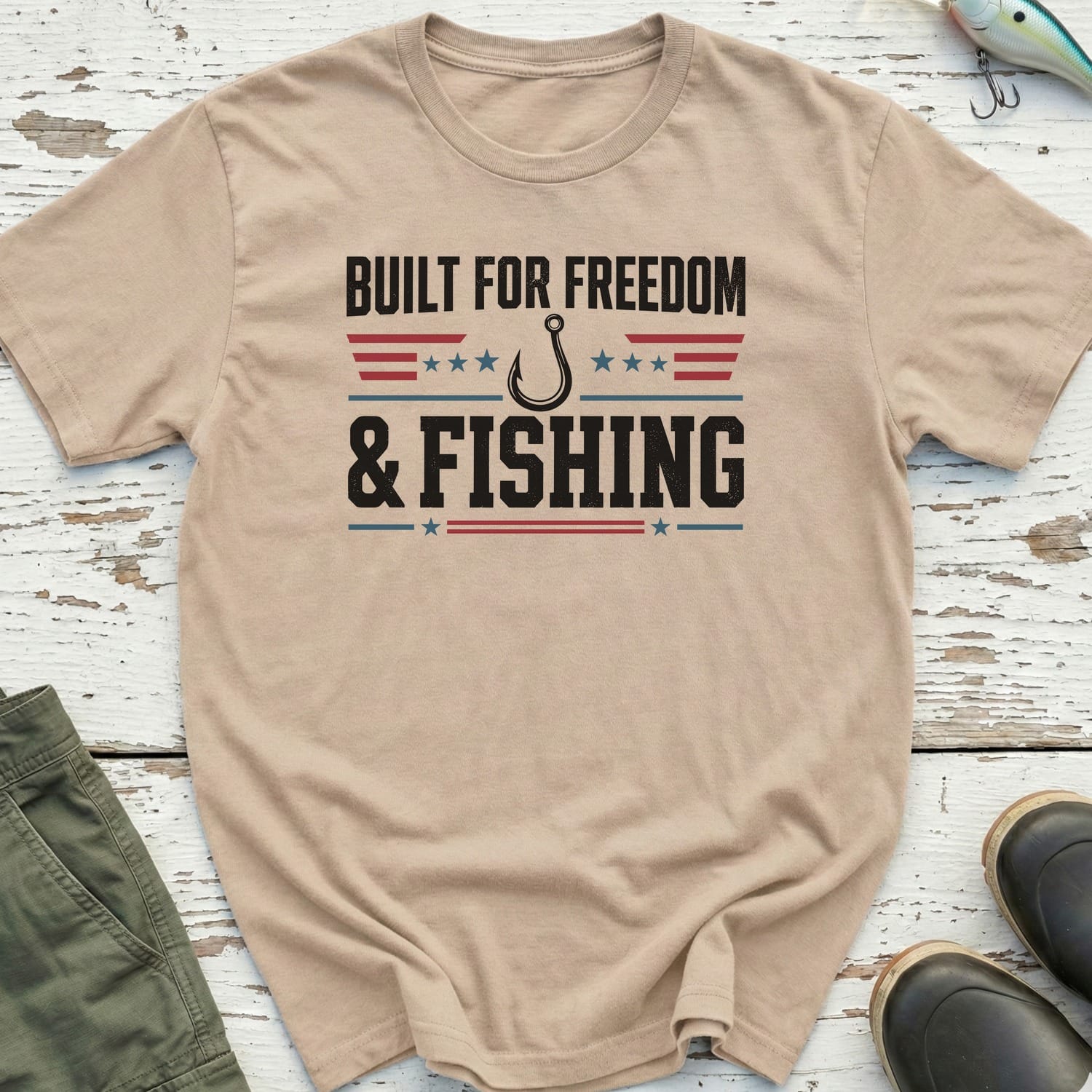 Built For Freedom & Fishing T-Shirt