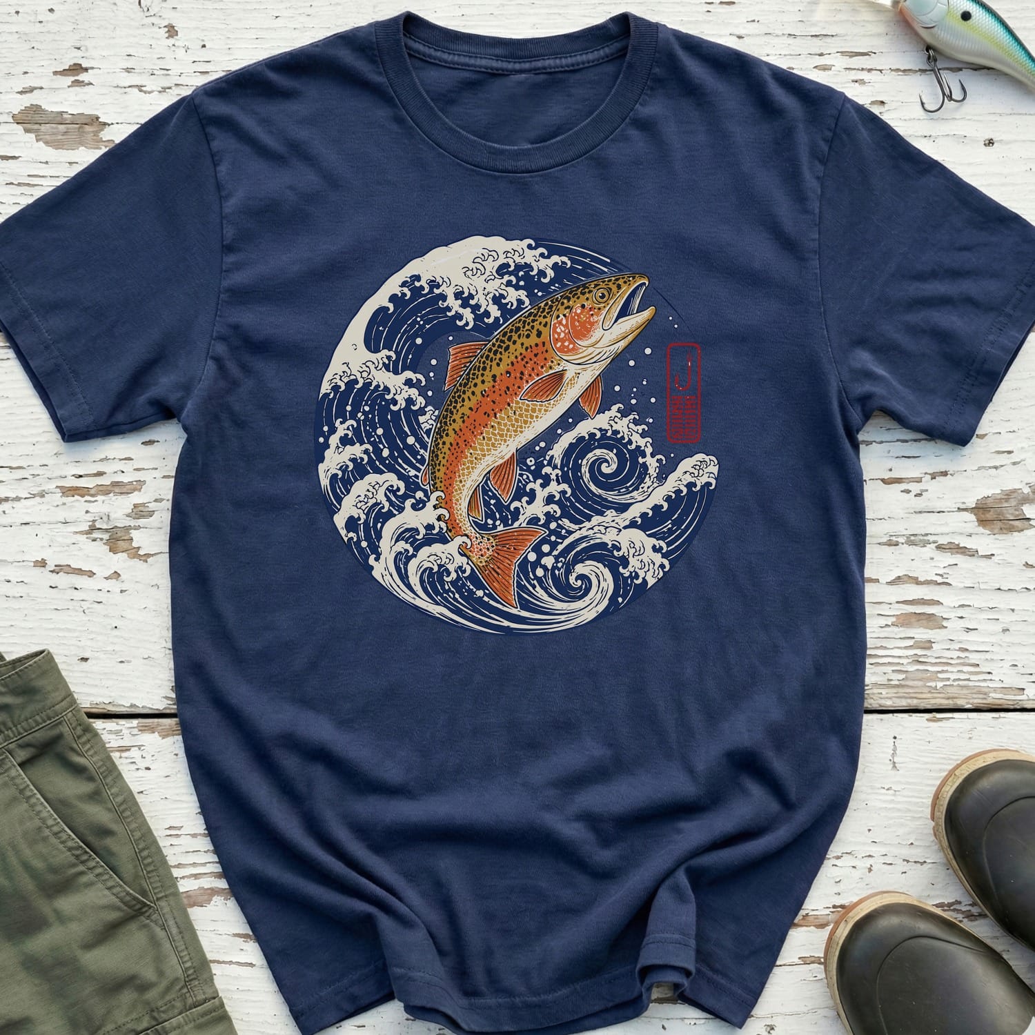 Ukiyo E Trout T-Shirt