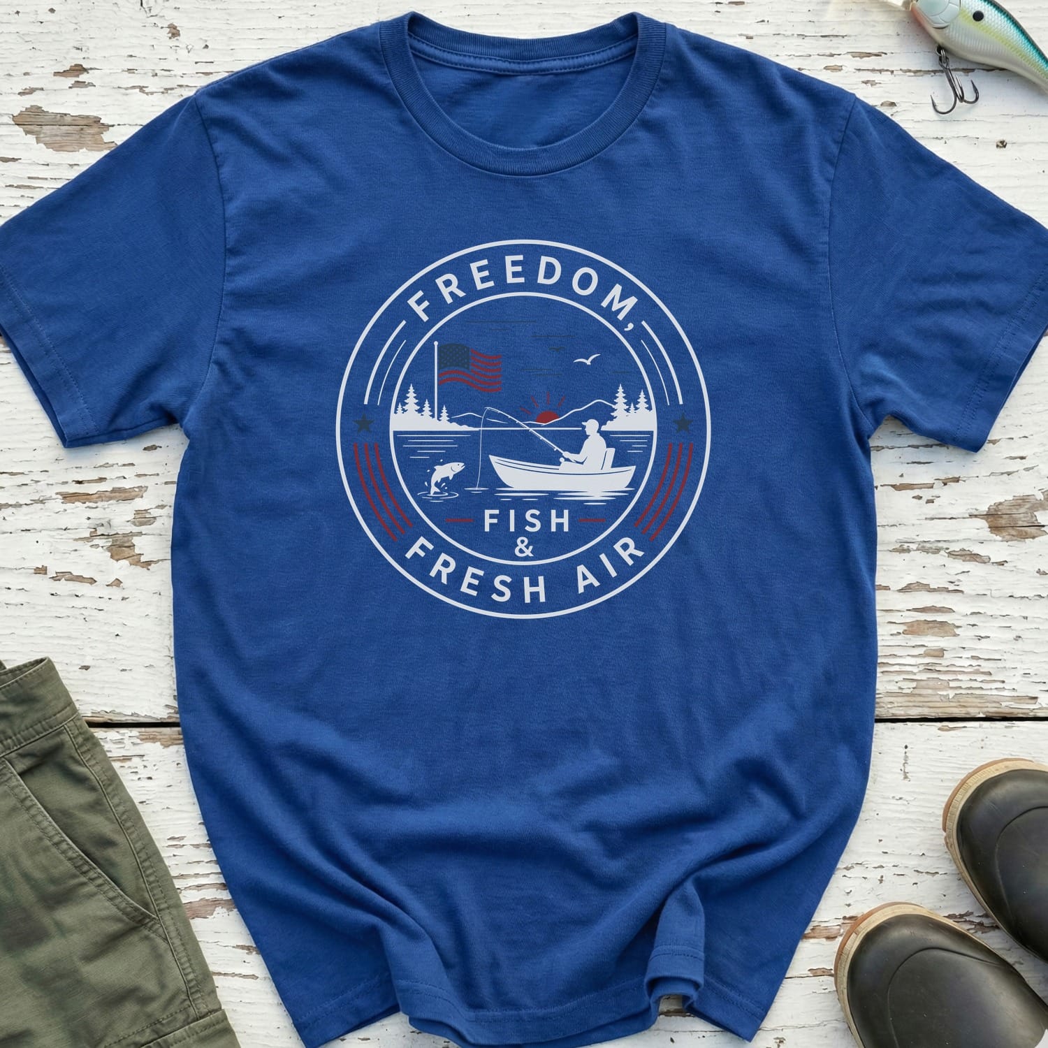 Freedom, Fish & Fresh Air T-Shirt