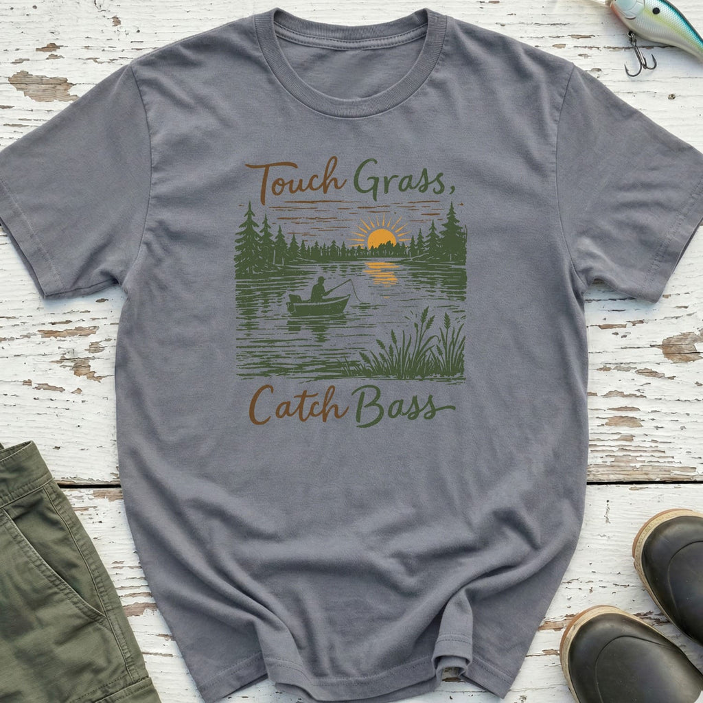 Touch Grass, Catch Bass T-Shirt