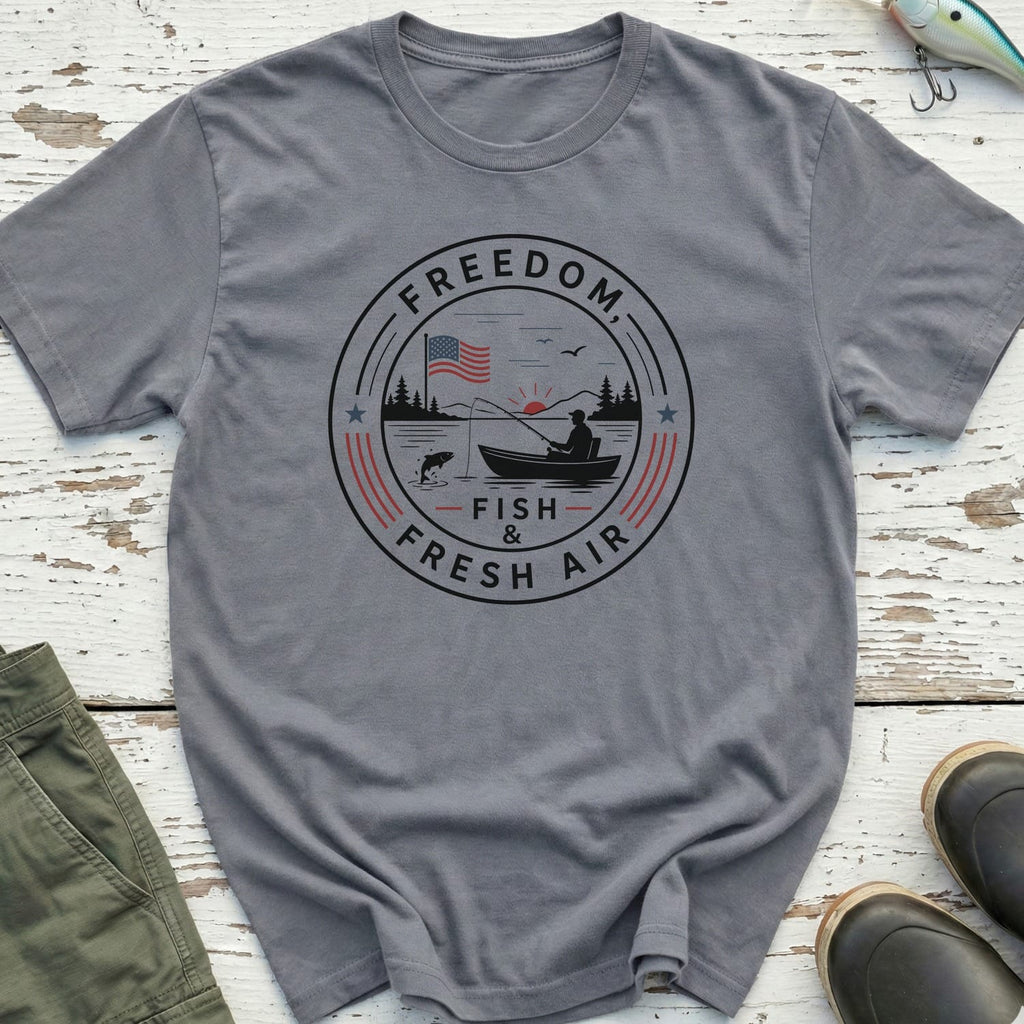 Freedom, Fish & Fresh Air T-Shirt